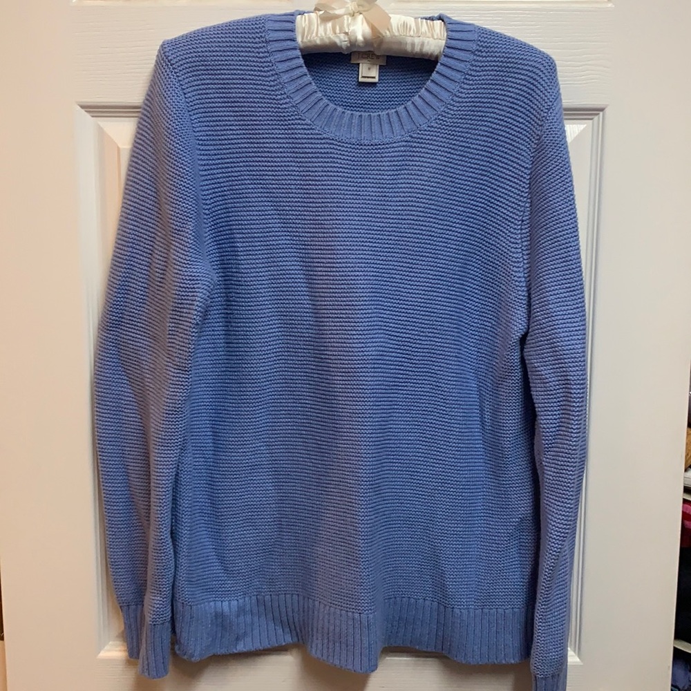 J. Crew Periwinkle knit sweater